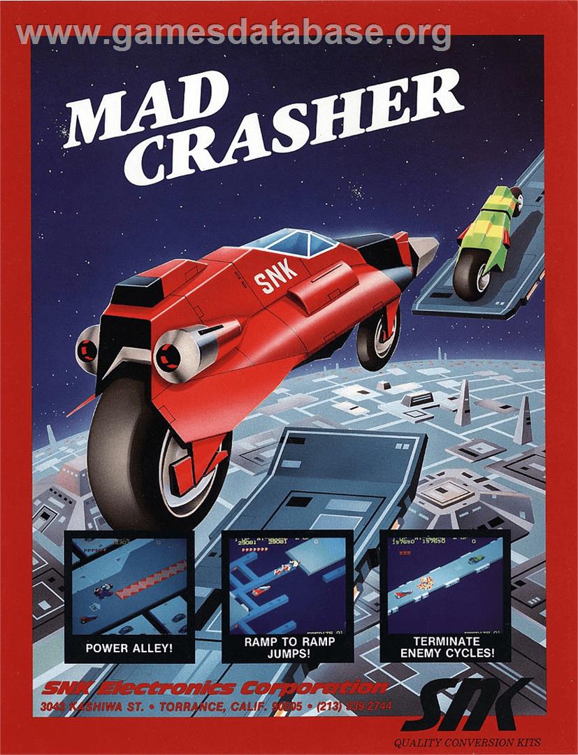Mad Crasher - Arcade - Artwork - Advert