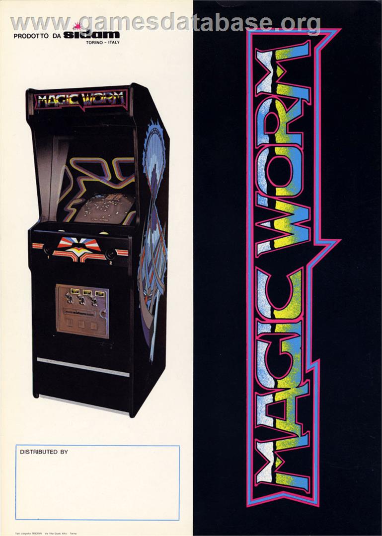 Magic Worm - Arcade - Artwork - Advert