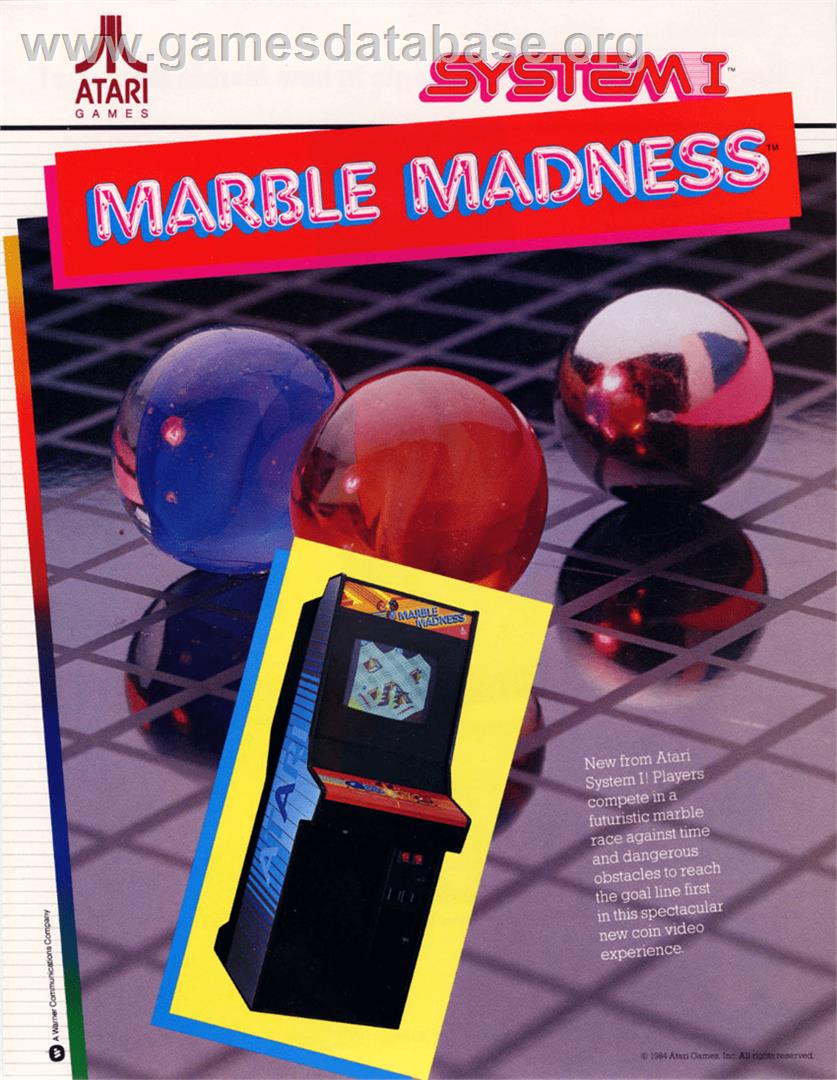 Marble Madness - Arcade - Artwork - Advert