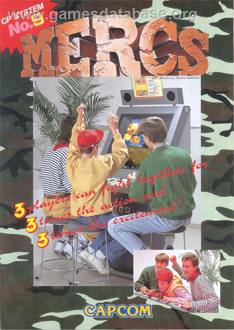 Mercs - Arcade - Artwork - Advert