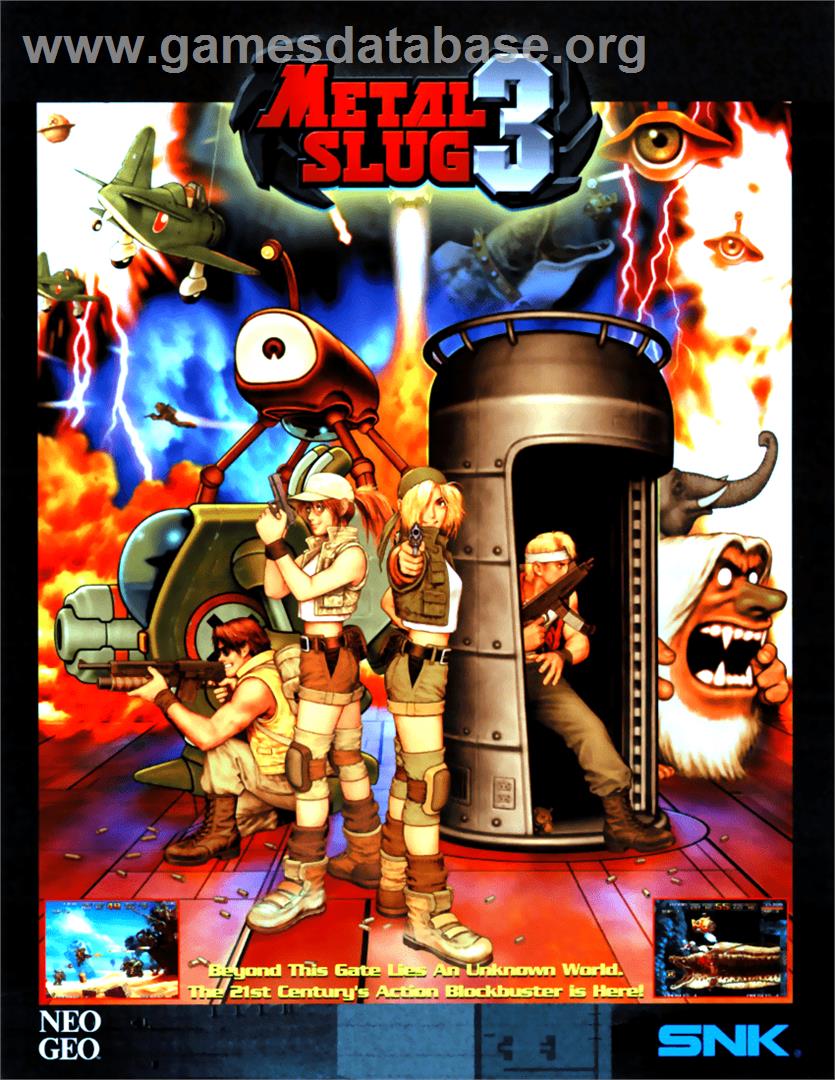 Metal Slug 3 - SNK Neo-Geo MVS - Artwork - Advert