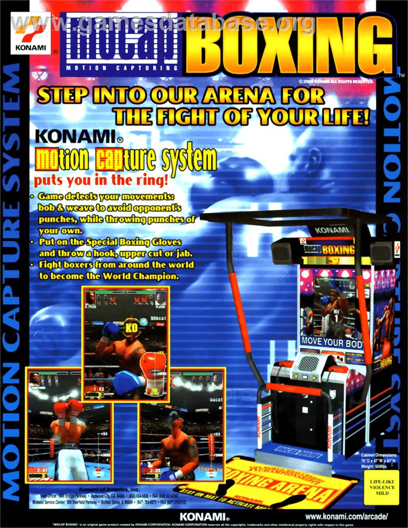 Mocap Boxing - Arcade - Artwork - Advert