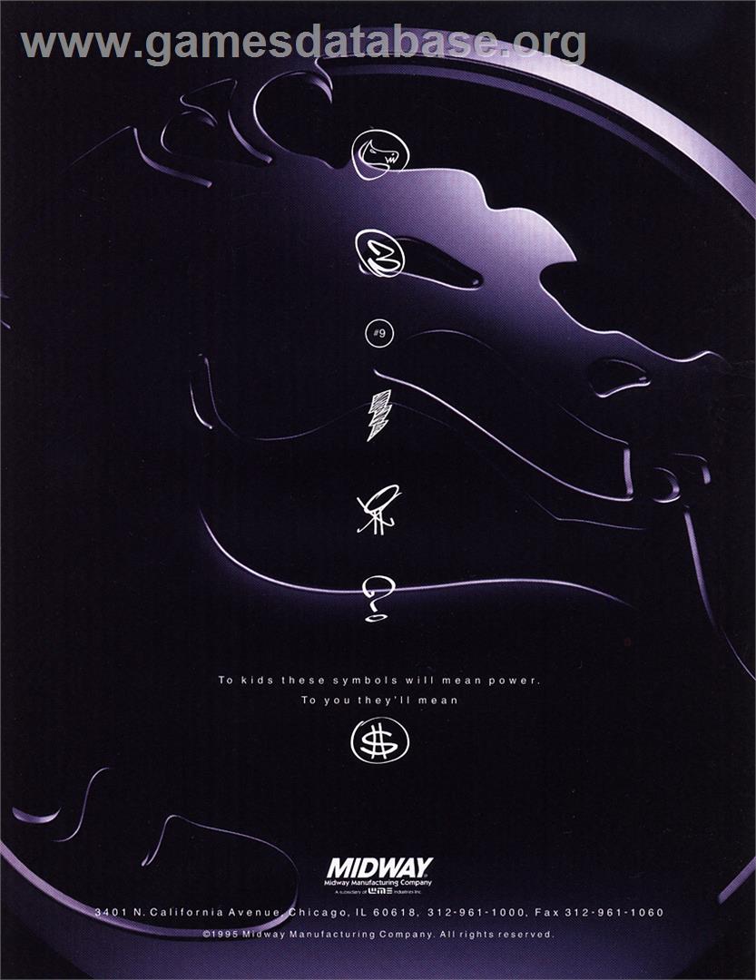 Mortal Kombat 3 - Sega Game Gear - Artwork - Advert