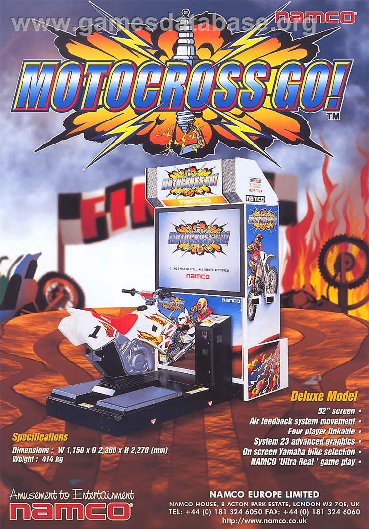 Motocross Go! - Arcade - Artwork - Advert
