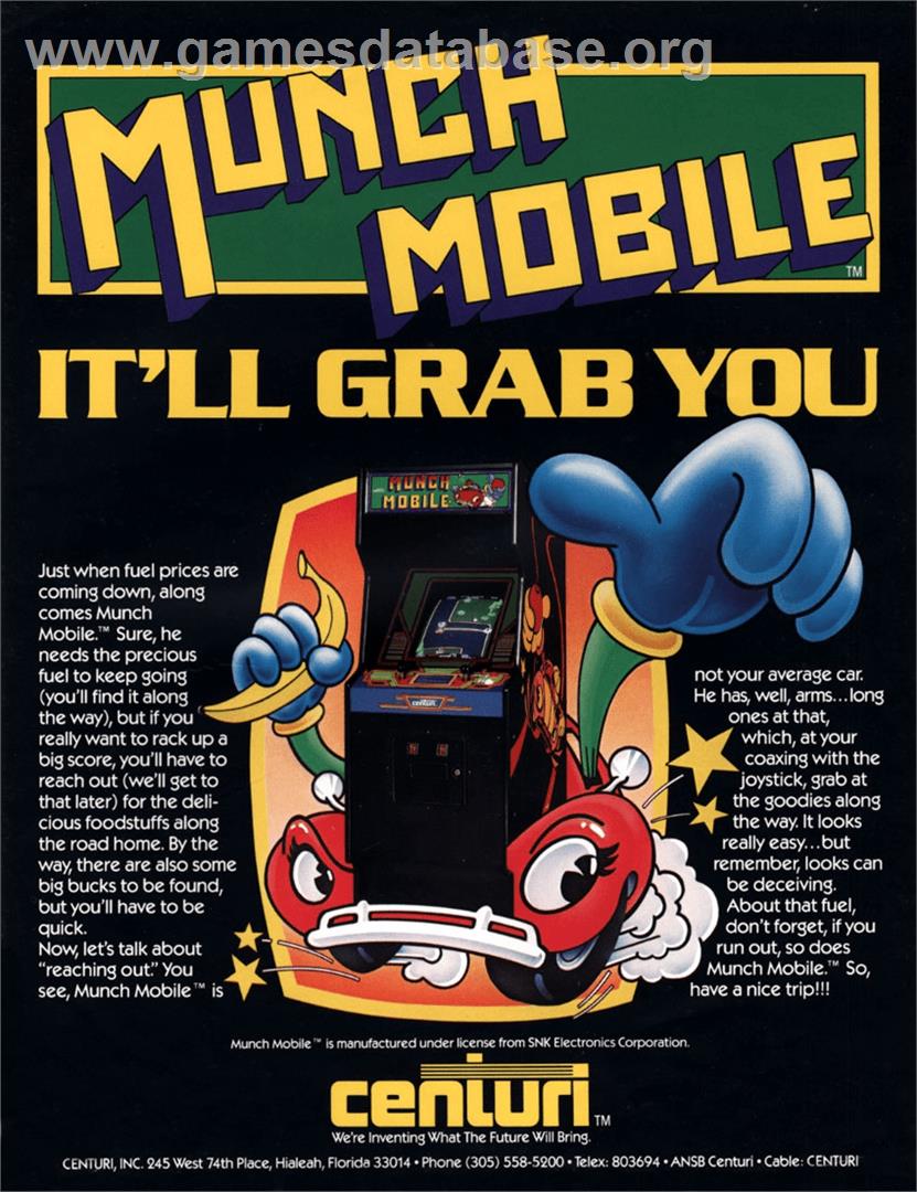 Munch Mobile - Arcade - Artwork - Advert
