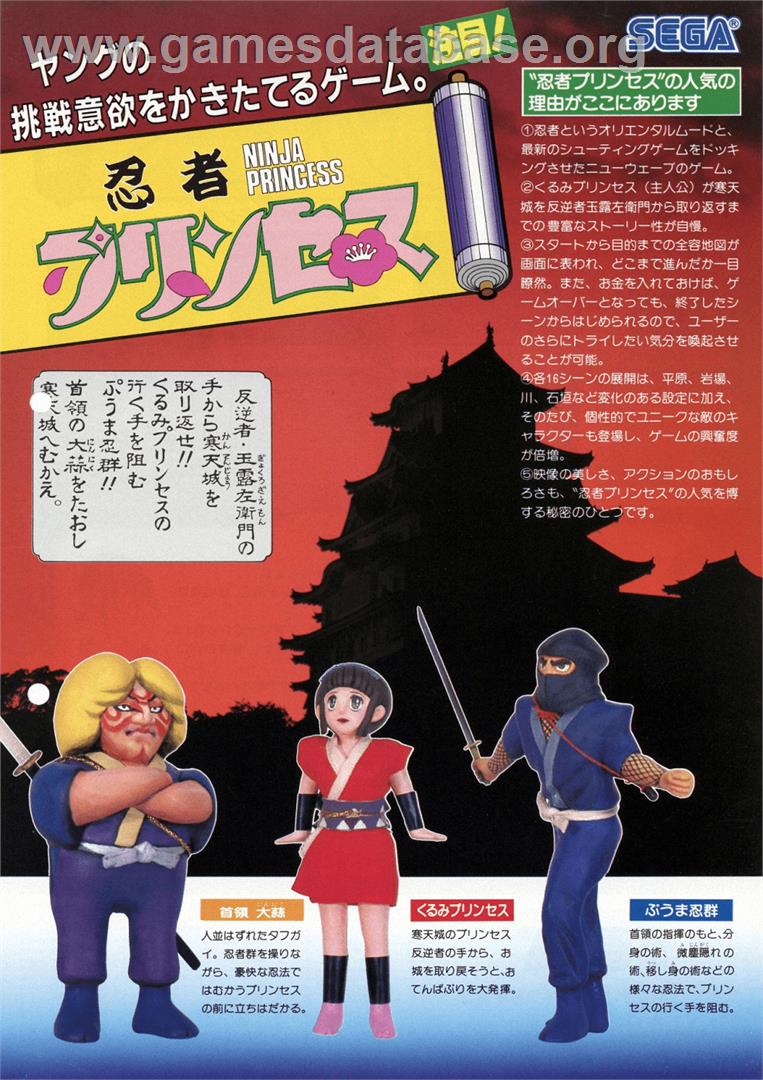 Ninja Princess - Arcade - Artwork - Advert