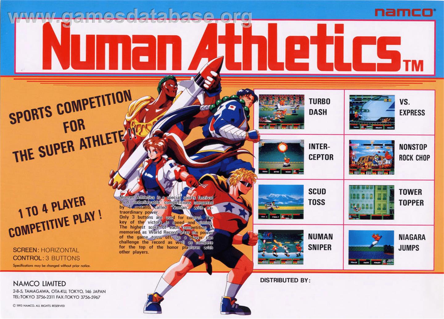 Numan Athletics - Arcade - Artwork - Advert