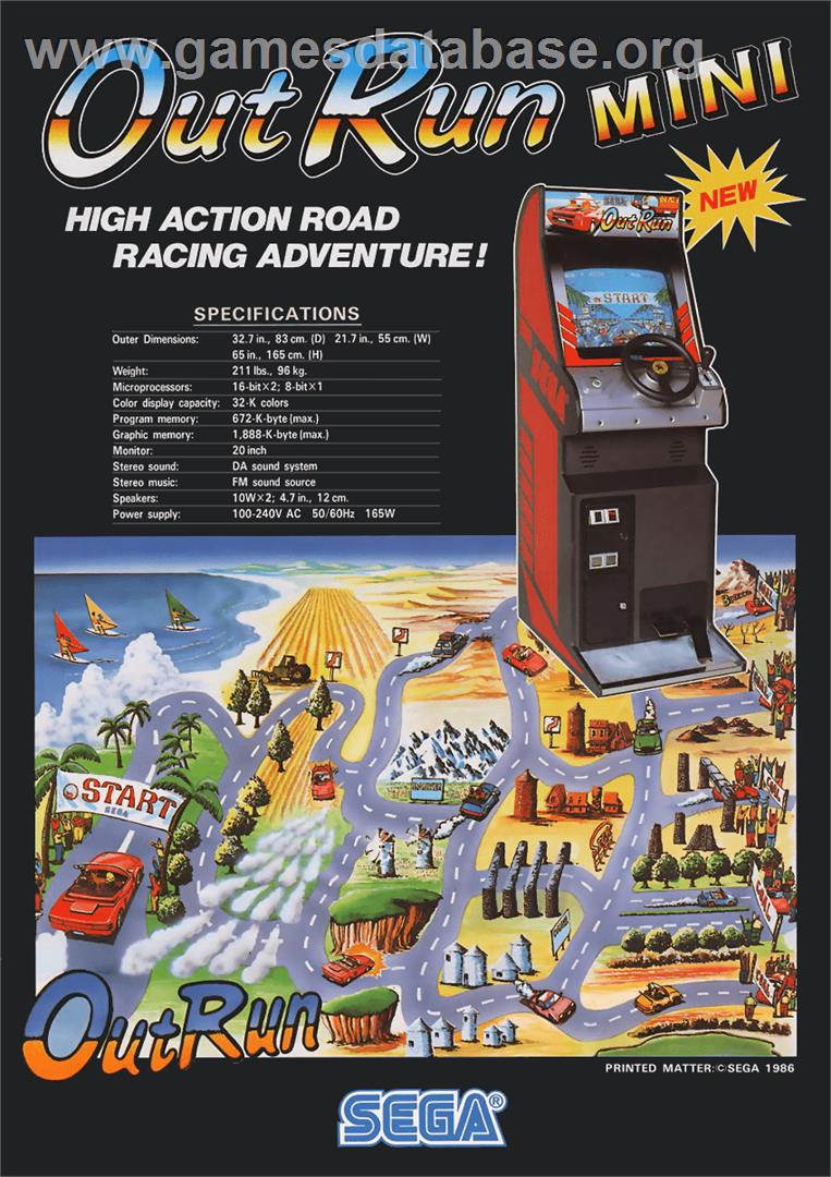Out Run - MSX 2 - Artwork - Advert