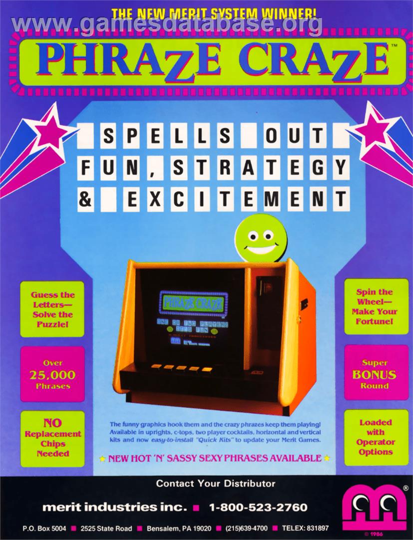 Phraze Craze - Arcade - Artwork - Advert