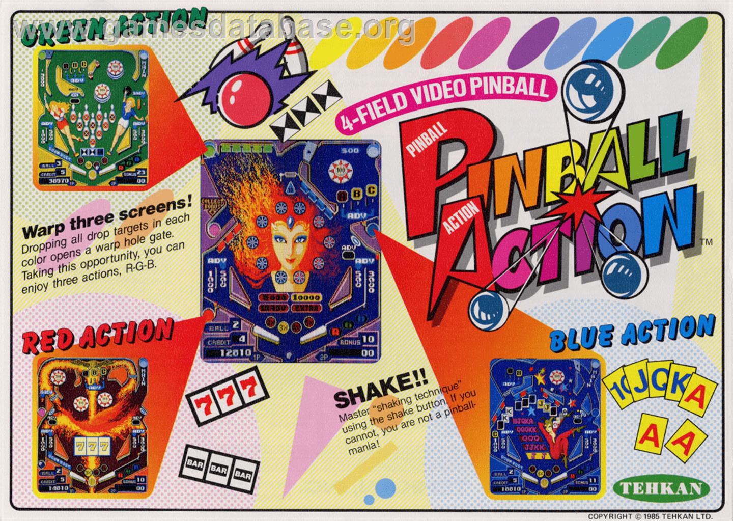 Pinball Action - Arcade - Artwork - Advert