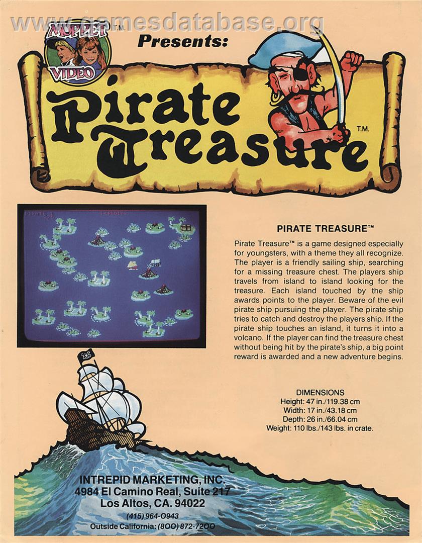 Pirate Treasure - Arcade - Artwork - Advert
