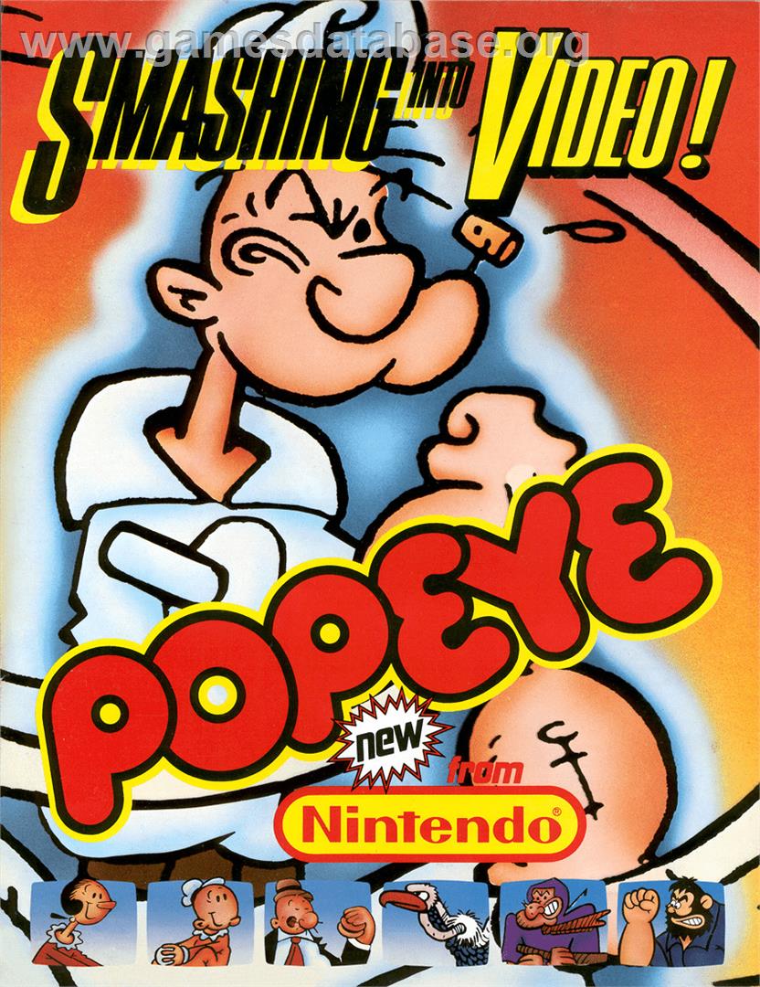 Popeye - Atari 5200 - Artwork - Advert