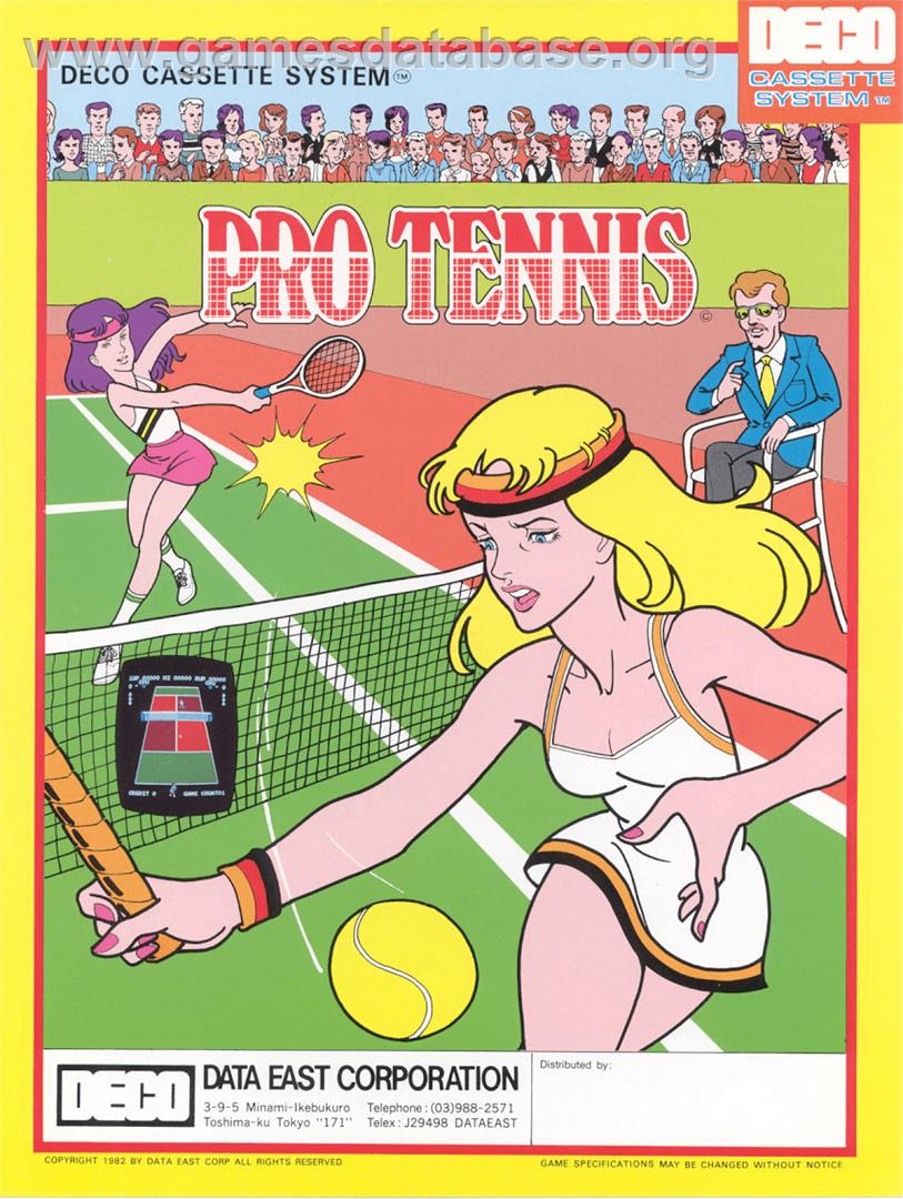 Pro Tennis - Arcade - Artwork - Advert