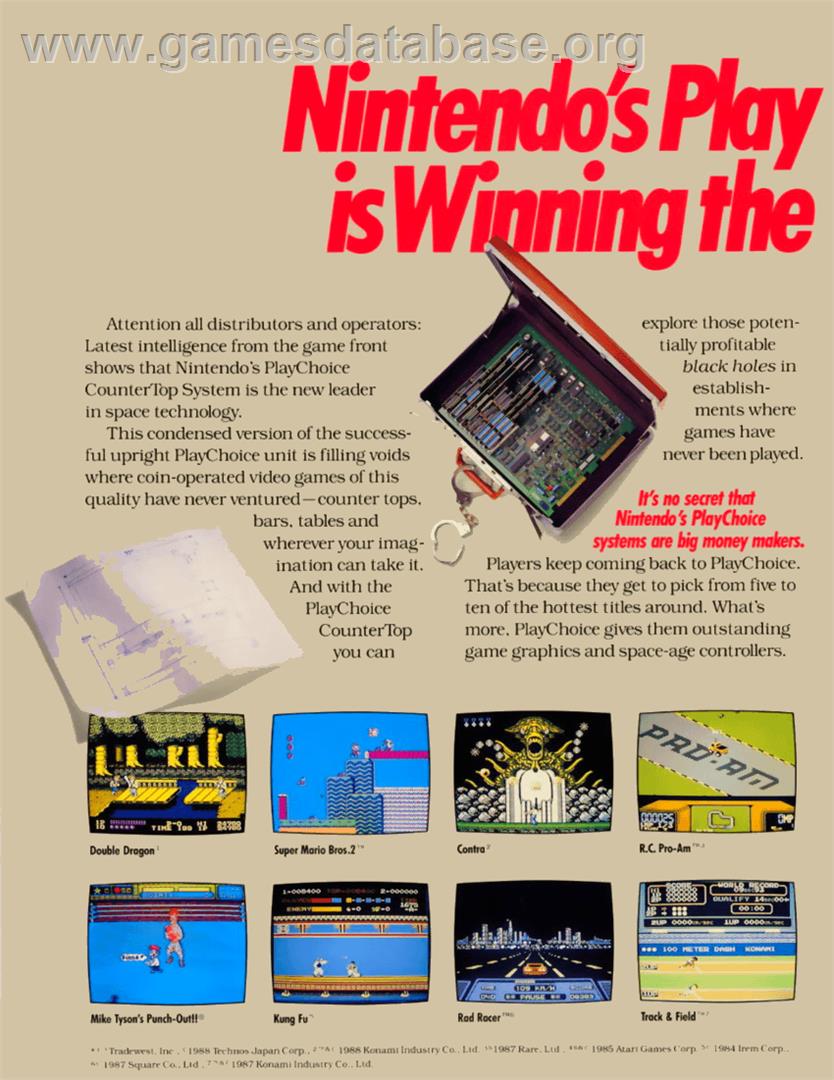 Pro Wrestling - Nintendo Arcade Systems - Artwork - Advert