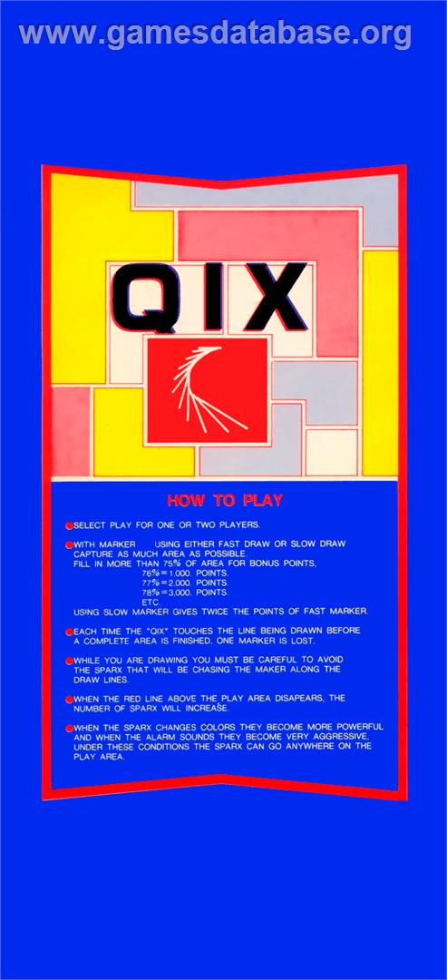 Qix II - Arcade - Artwork - Advert