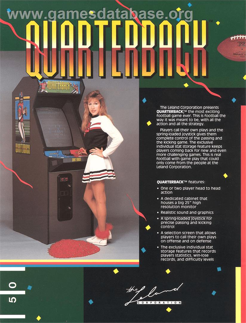 Quarterback - Arcade - Artwork - Advert