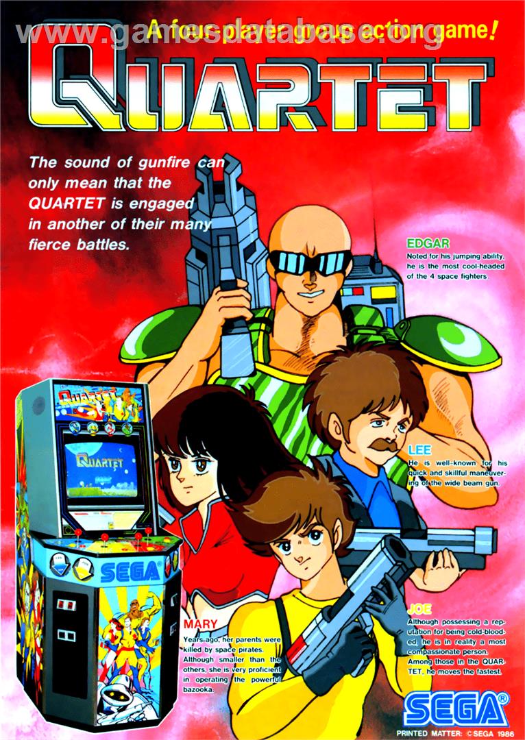Quartet - Arcade - Artwork - Advert