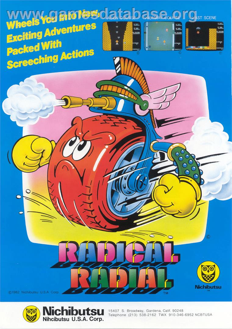 Radical Radial - Arcade - Artwork - Advert