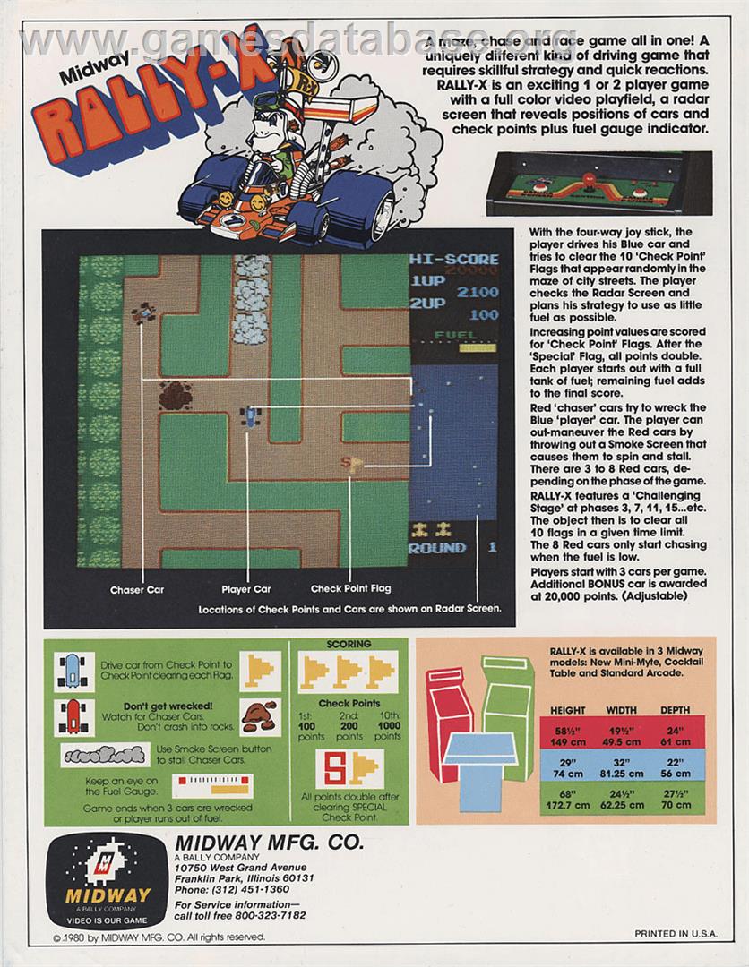 Rally X - MSX 2 - Artwork - Advert