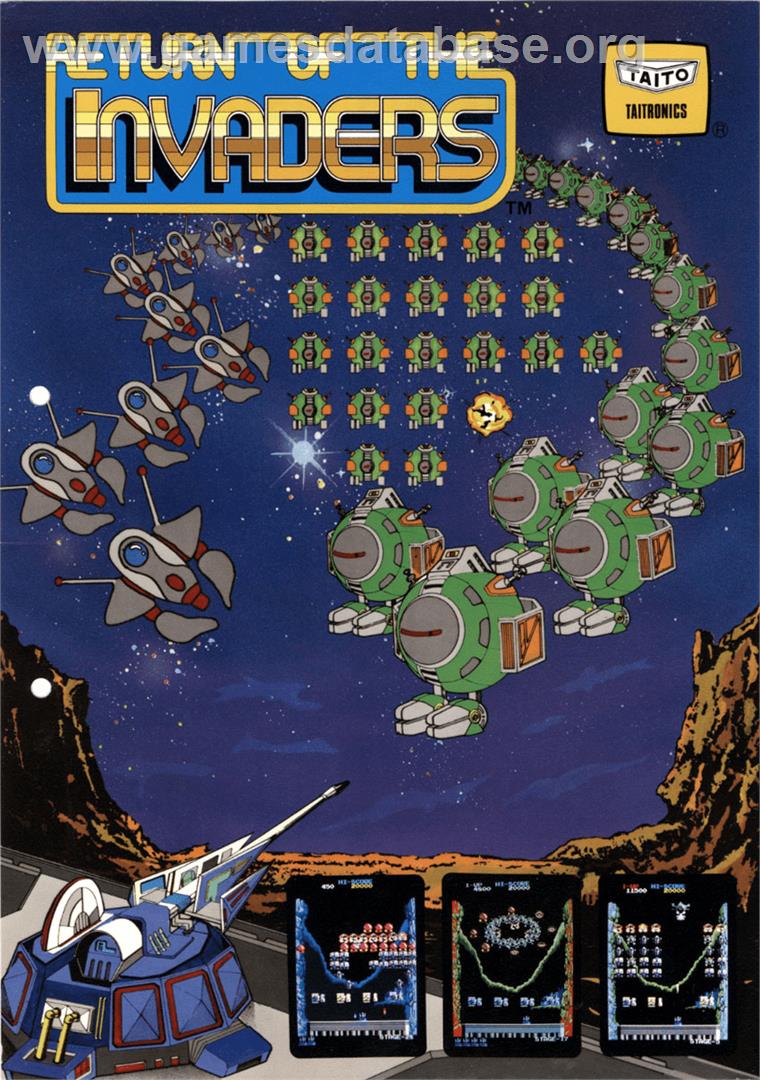 Return of the Invaders - Arcade - Artwork - Advert