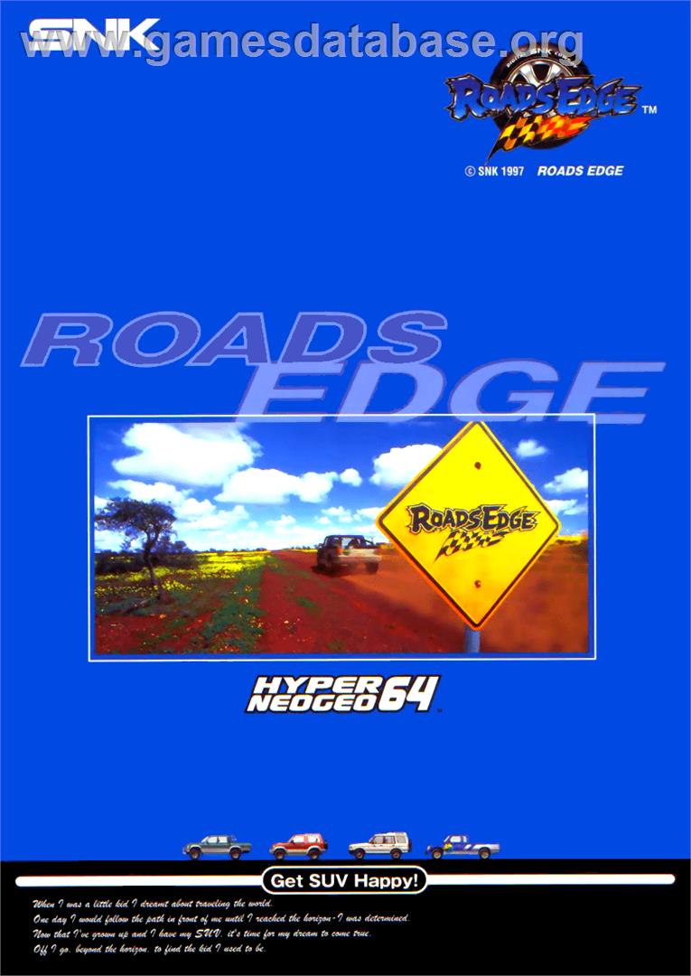 Roads Edge / Round Trip - Arcade - Artwork - Advert