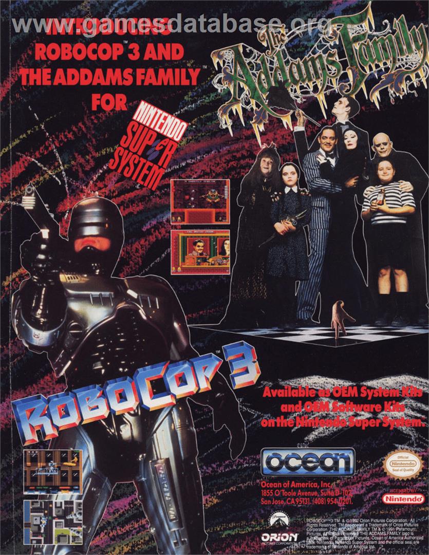 Robocop 3 - Arcade - Artwork - Advert