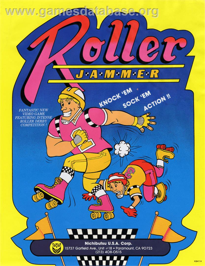 Roller Jammer - Arcade - Artwork - Advert