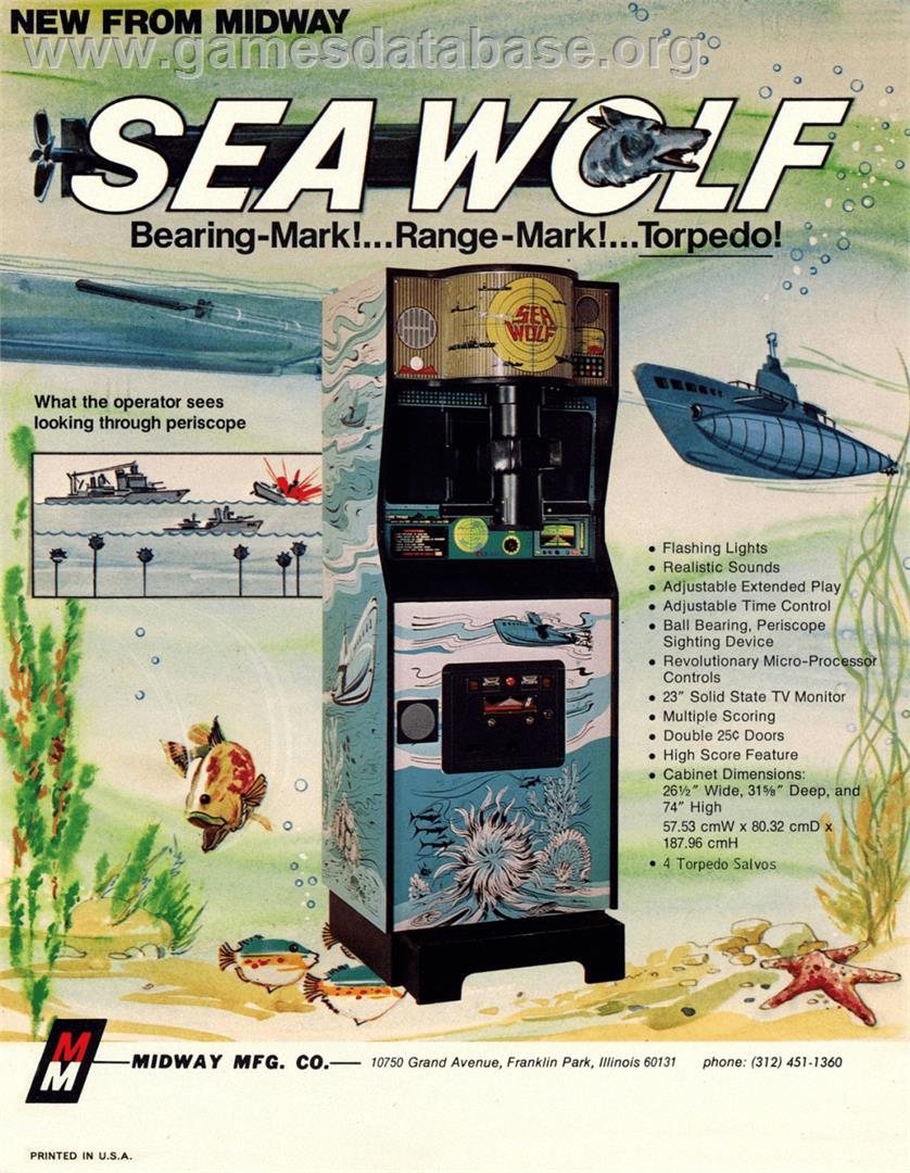 Sea Wolf - Arcade - Artwork - Advert