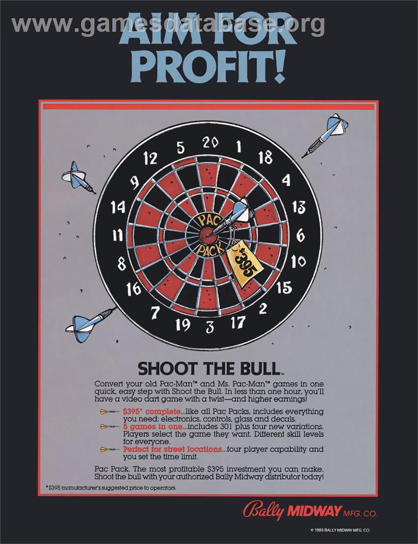 Shoot the Bull - Arcade - Artwork - Advert