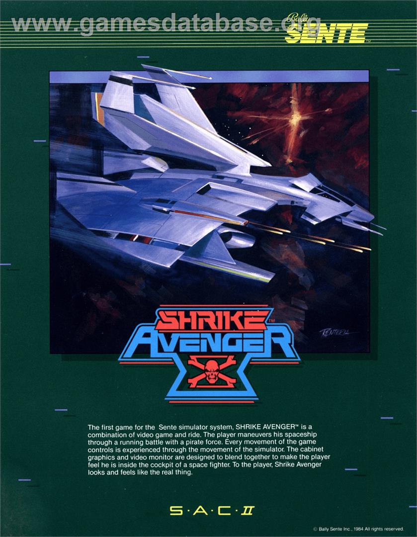 Shrike Avenger - Arcade - Artwork - Advert