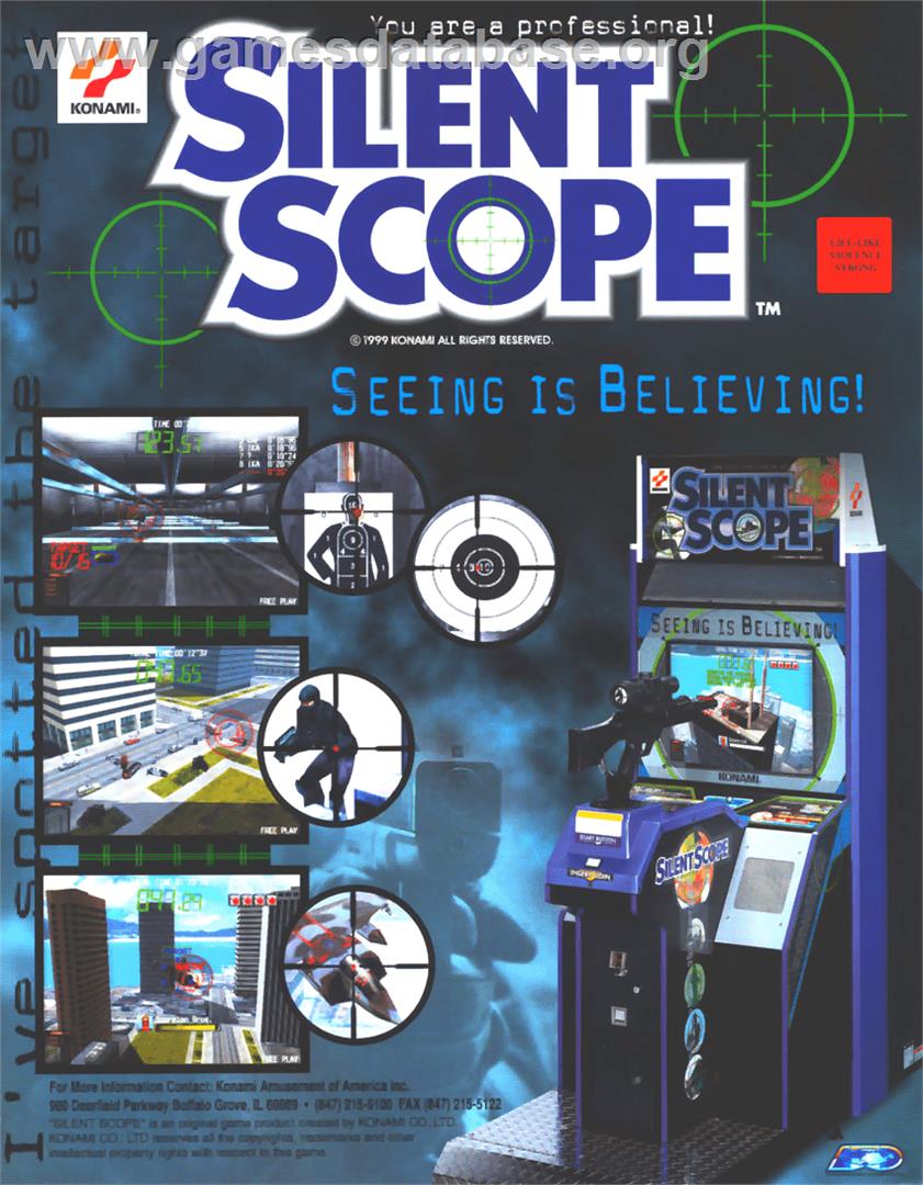 Silent Scope - Sega Dreamcast - Artwork - Advert