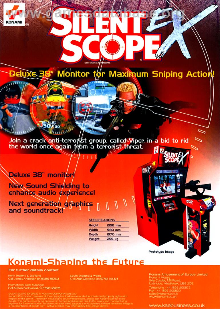 Silent Scope EX - Arcade - Artwork - Advert