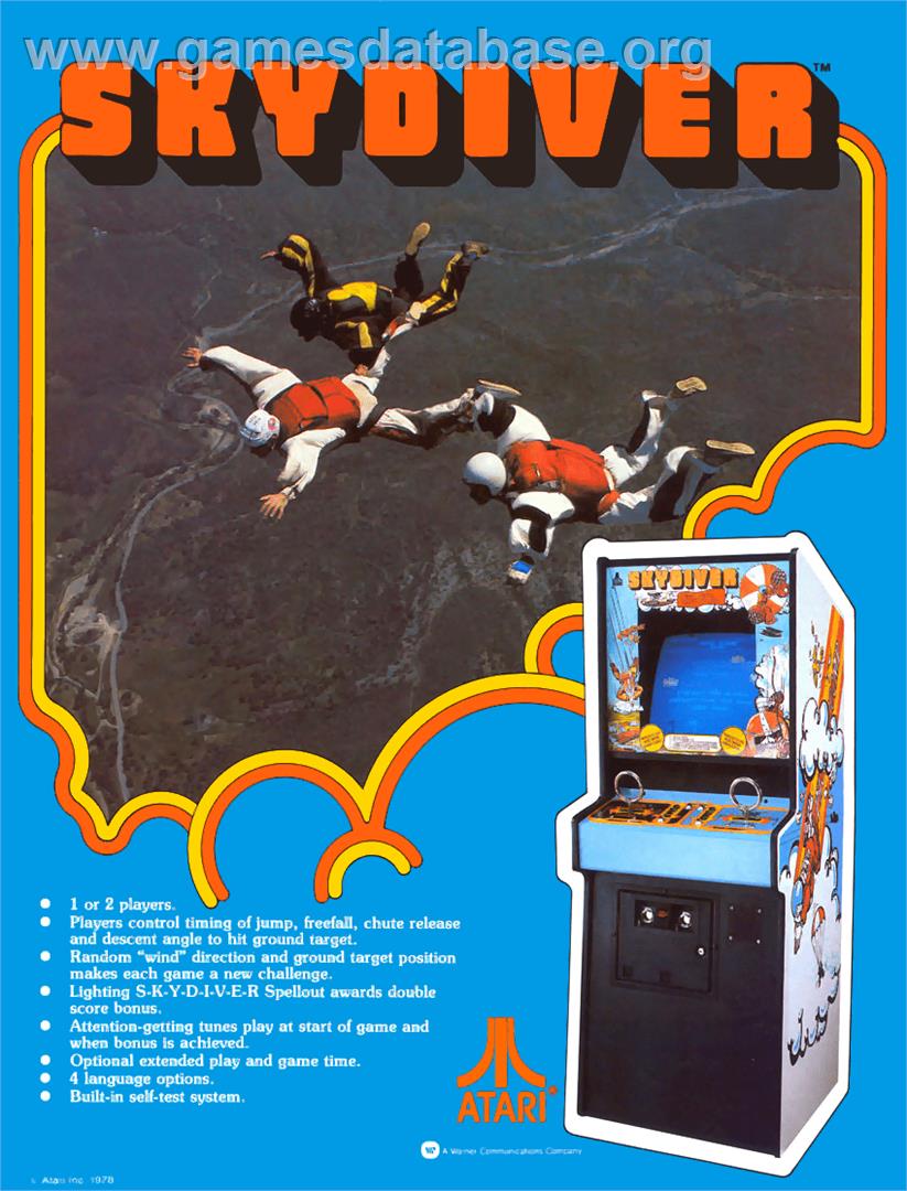 Sky Diver - Arcade - Artwork - Advert