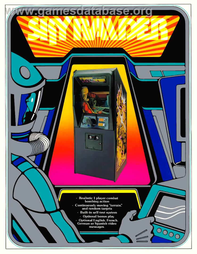 Sky Raider - Arcade - Artwork - Advert
