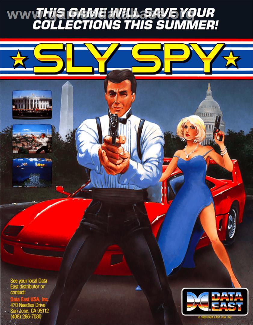 Sly Spy - Arcade - Artwork - Advert
