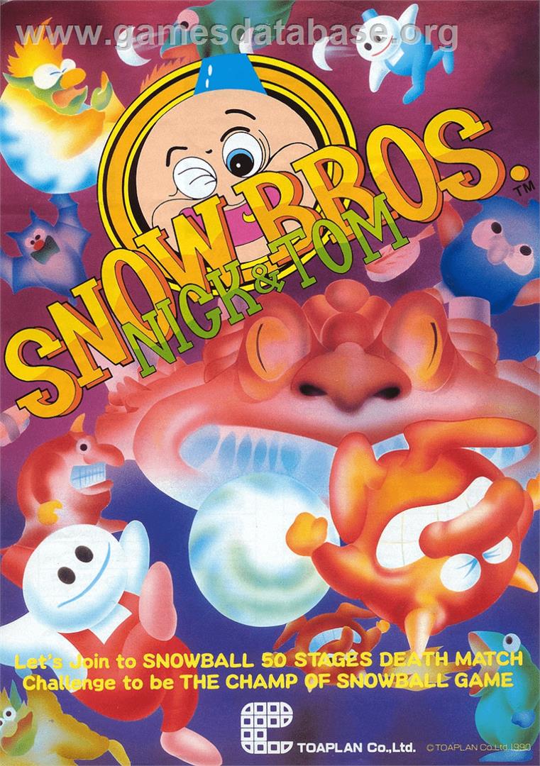 Snow Bros. - Nick & Tom - Arcade - Artwork - Advert