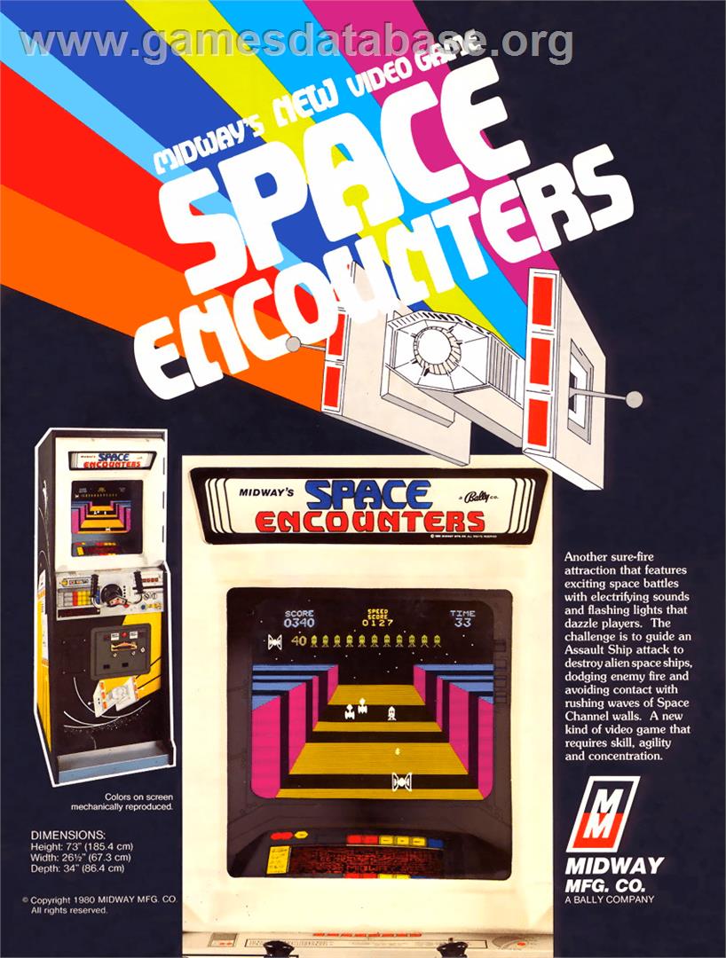Space Encounters - Arcade - Artwork - Advert
