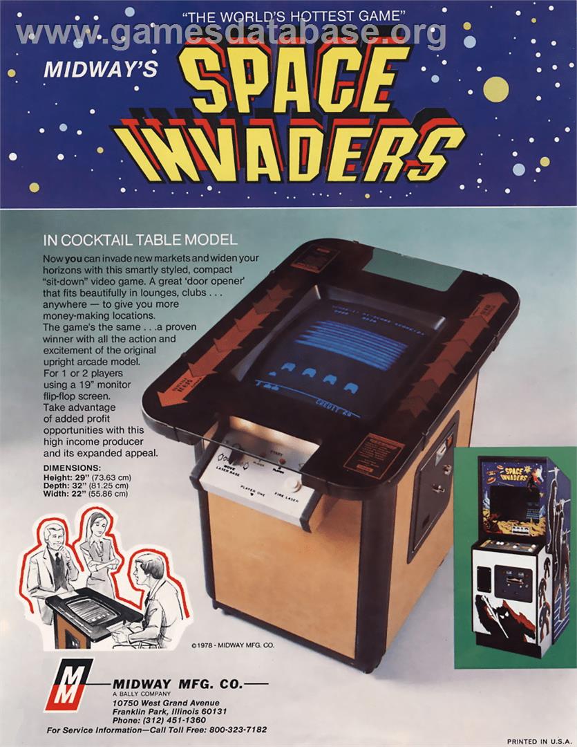 Space Invaders Part Four - Arcade - Artwork - Advert