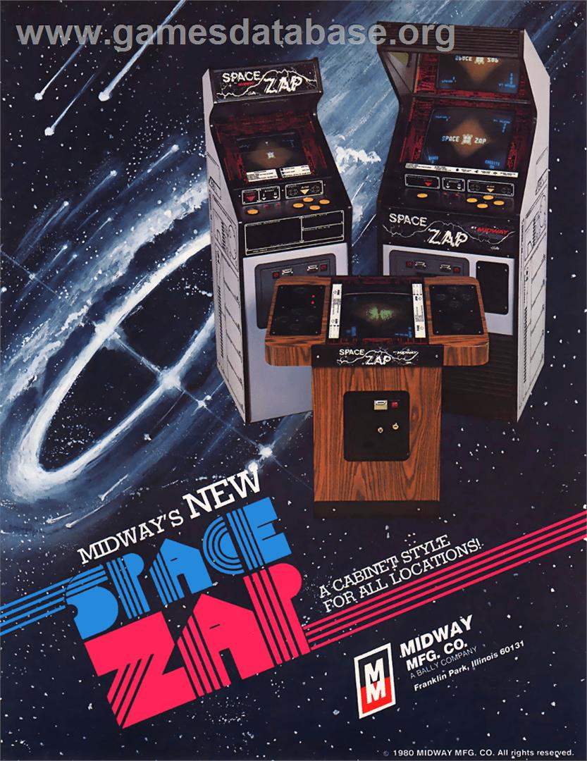 Space Zap - Arcade - Artwork - Advert