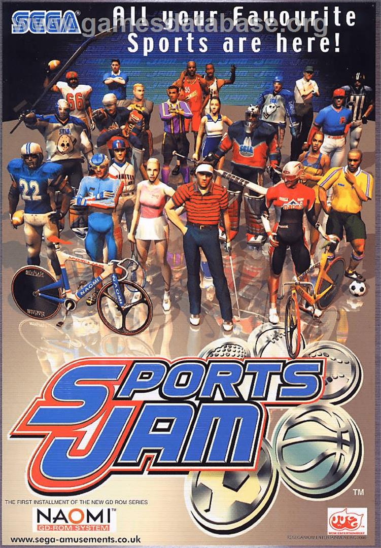 Sports Jam - Sega Dreamcast - Artwork - Advert