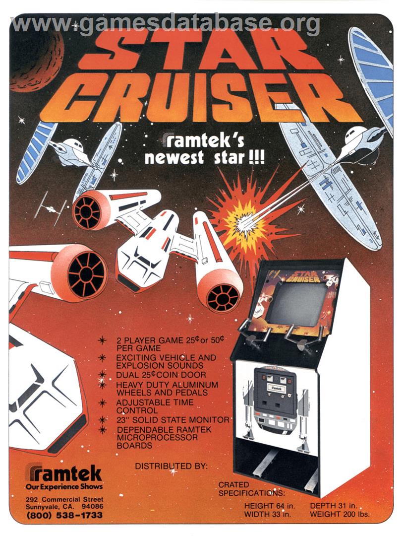 Star Cruiser - Arcade - Artwork - Advert