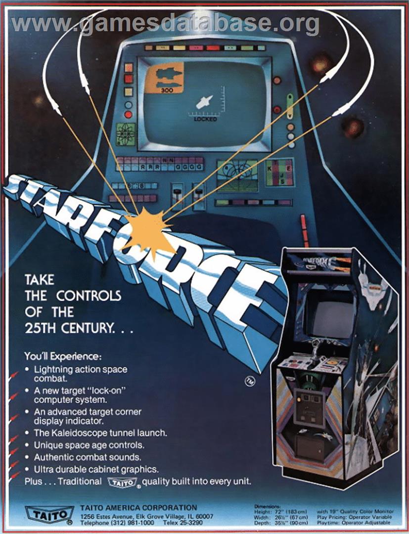 Star Force - Arcade - Artwork - Advert