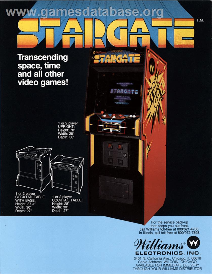 Stargate - Apple II - Artwork - Advert