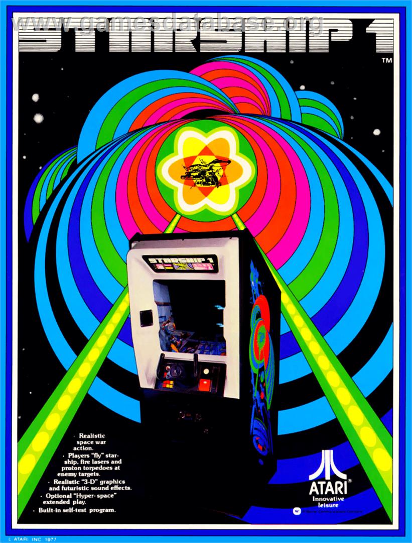Starship 1 - Arcade - Artwork - Advert