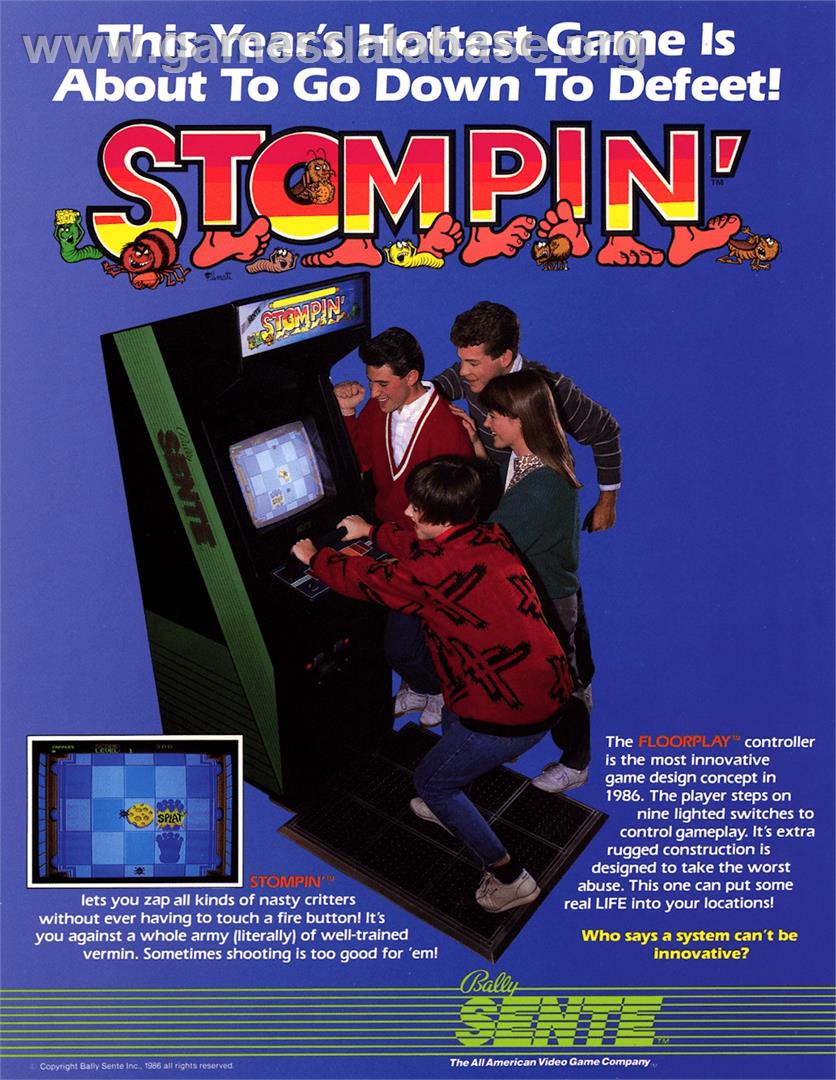 Stompin' - Arcade - Artwork - Advert