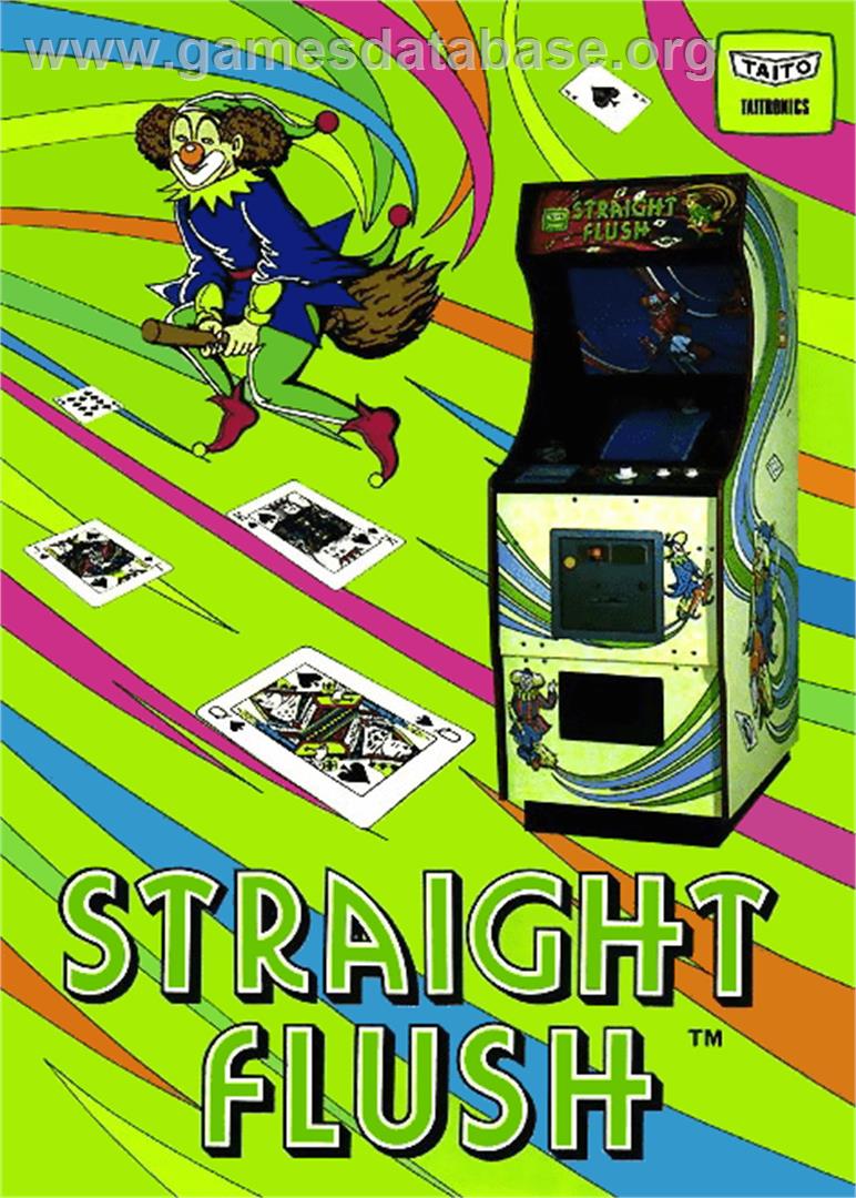 Straight Flush - Arcade - Artwork - Advert