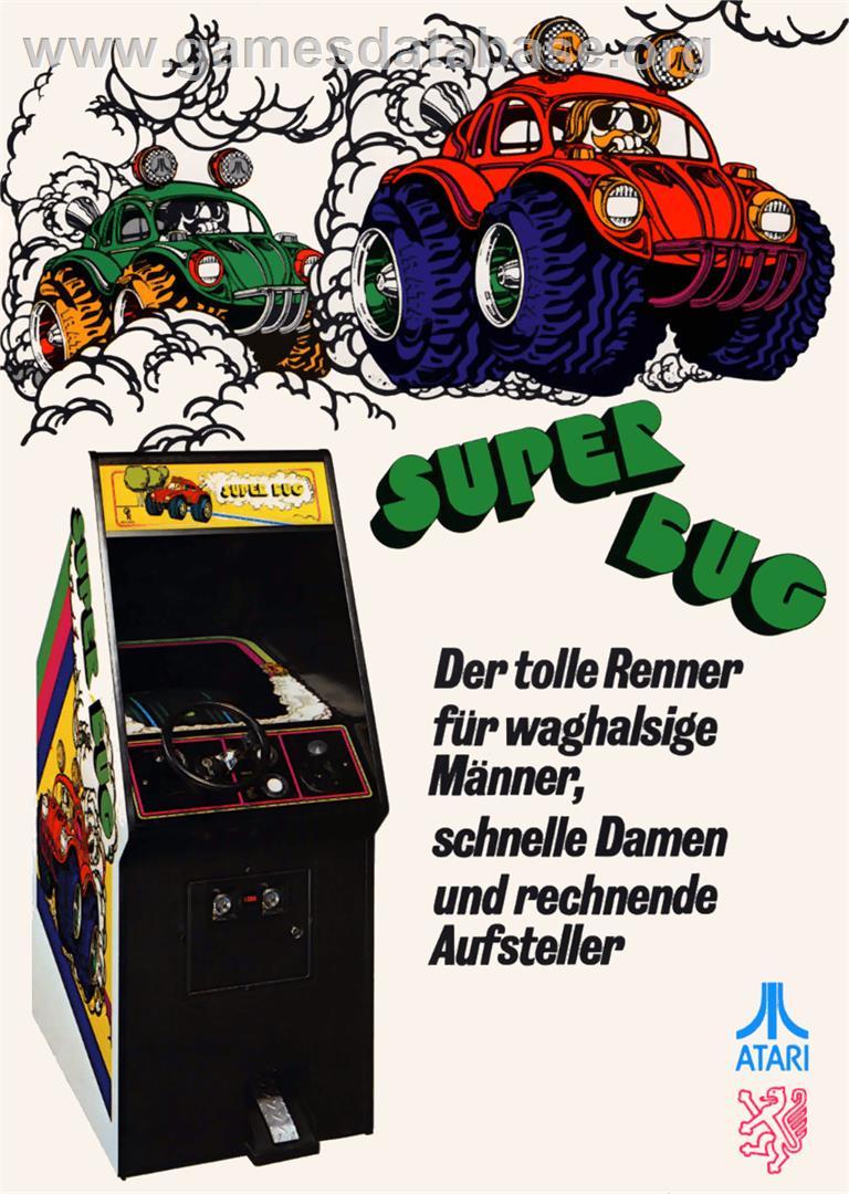 Super Bug - Arcade - Artwork - Advert
