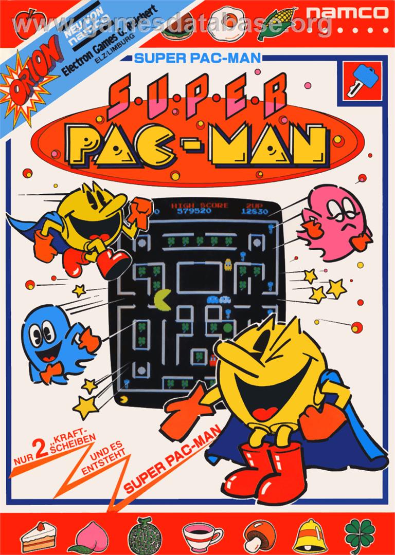 Super Pac-Man - Microsoft DOS - Artwork - Advert