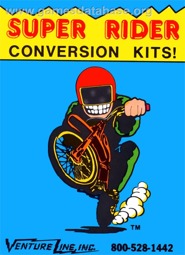 Super Rider - Arcade - Artwork - Advert