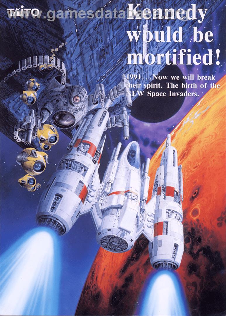 Super Space Invaders '91 - Arcade - Artwork - Advert